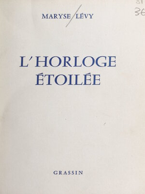 cover image of L'horloge étoilée